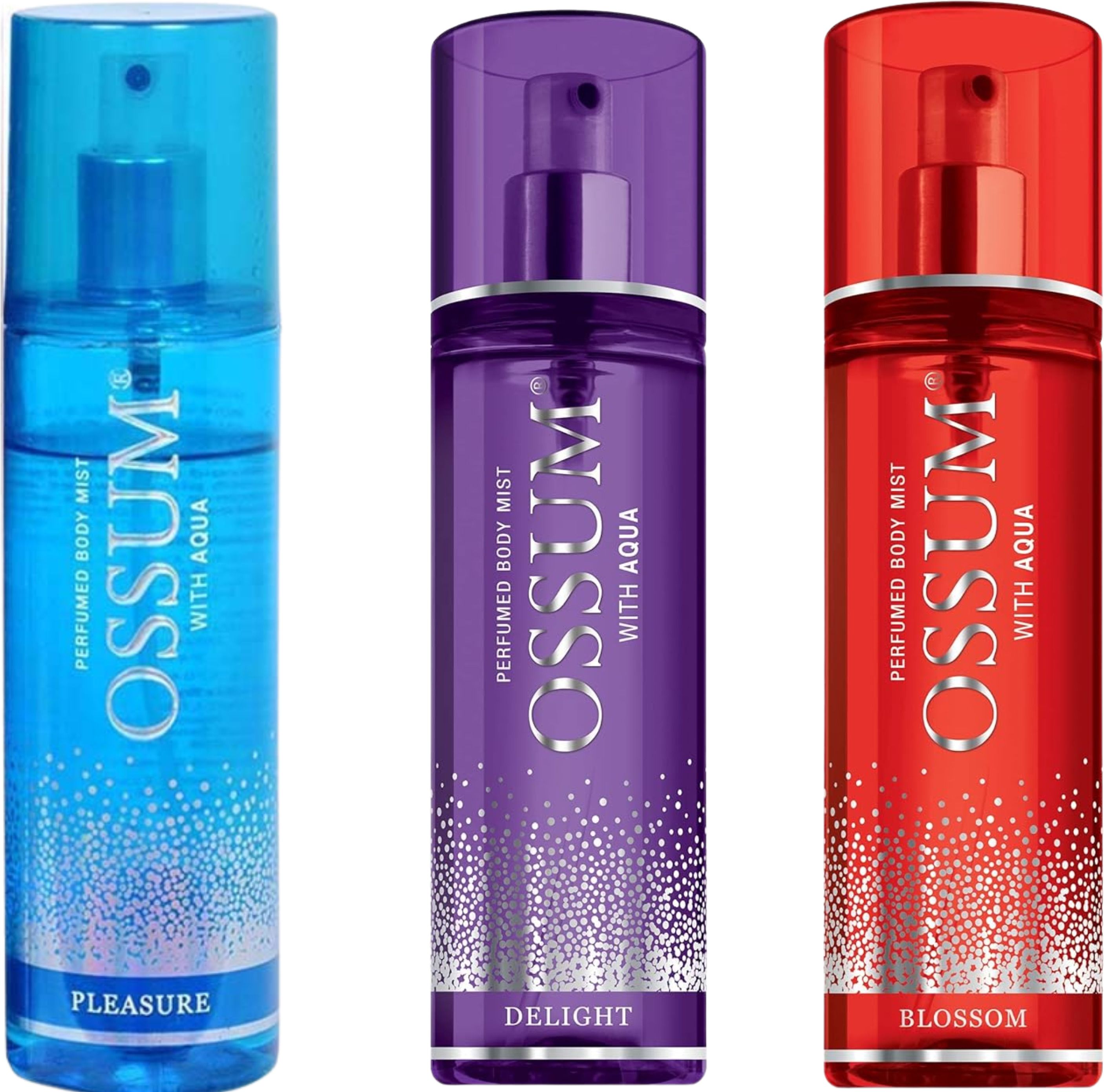 ossum Pleasure, Delight and Blossom and body mist-pack of 3 Body Mist-For Women-picture-26