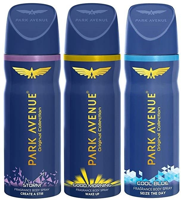 Deodorant Cool Blue, Good Morning and Storm for Men (Pack of 3) 150 ml Deodorant Spray - For Men-image-30