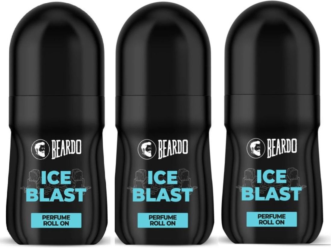 Ice Blast Perfume Roll On | Long Lasting Fresh | Menthol, Musk & Woody Deodorant Roll-on - For Men-image-2