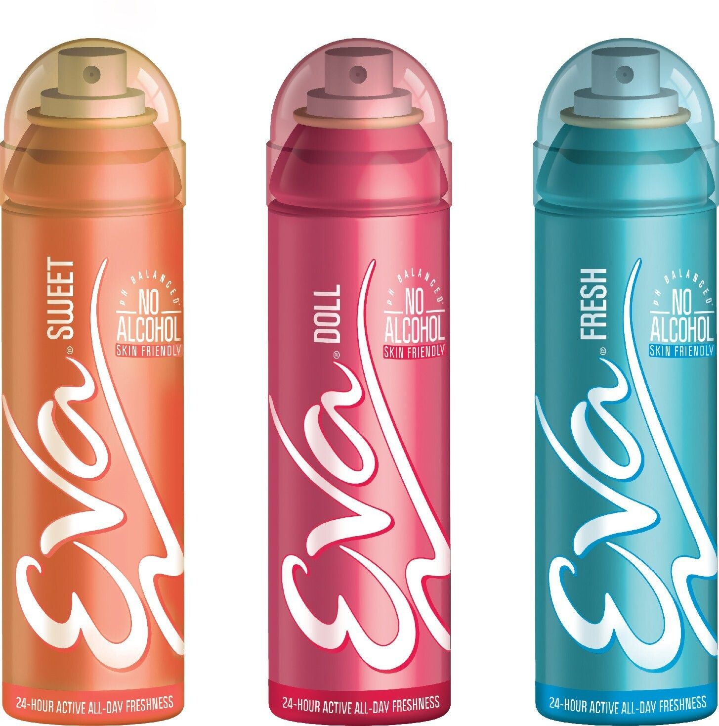 eva Sweet 150 ml + Doll 150 ml +Fresh 150 m(Pack of 3) Deodorant Spray-For Women-picture-19