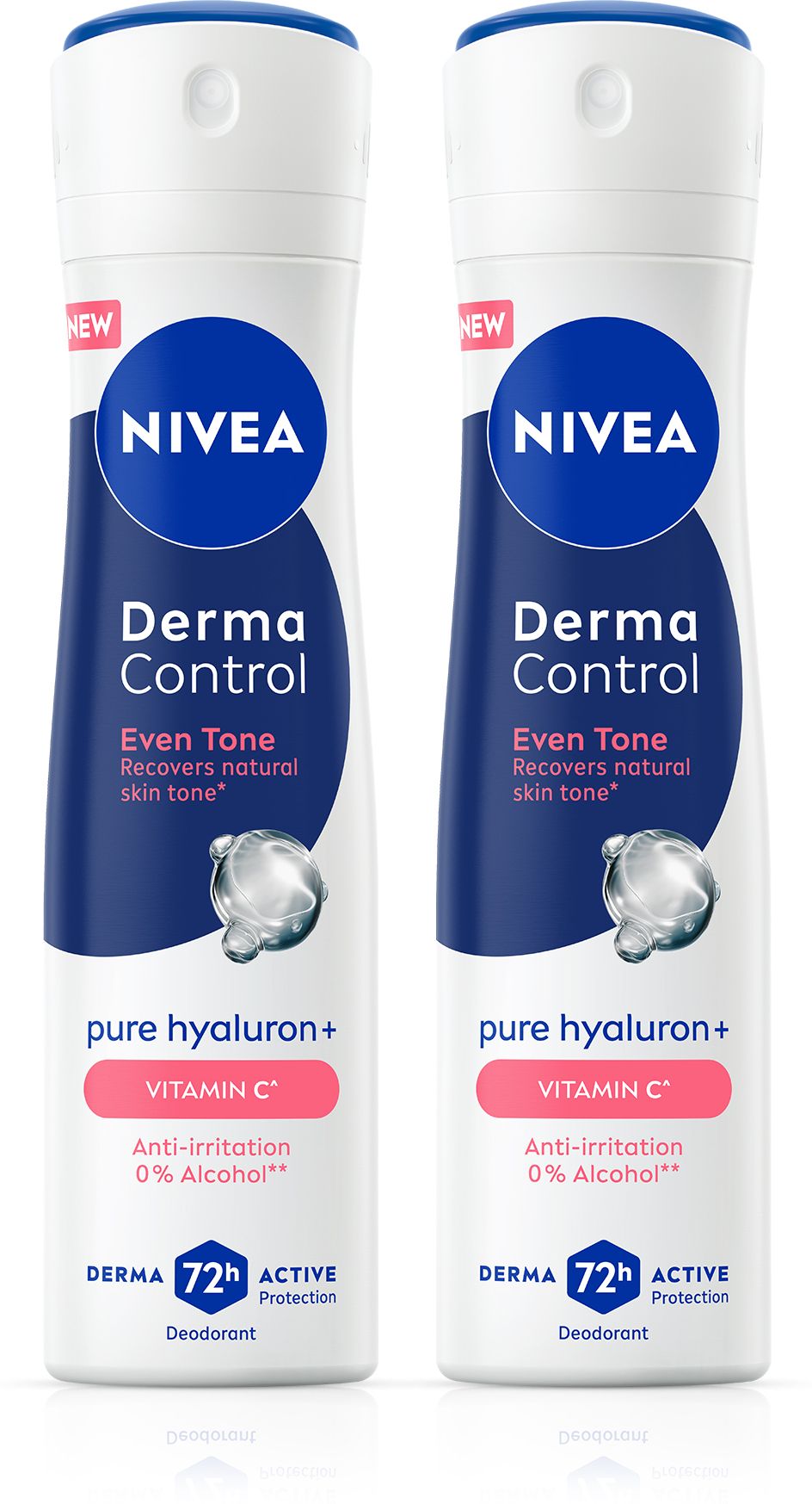 nivea Derma Control Eventone Deo Spray, 0% Alcohol, Pure Hyaluron & Vit C for Women Deodorant Spray - For Women-picture-15
