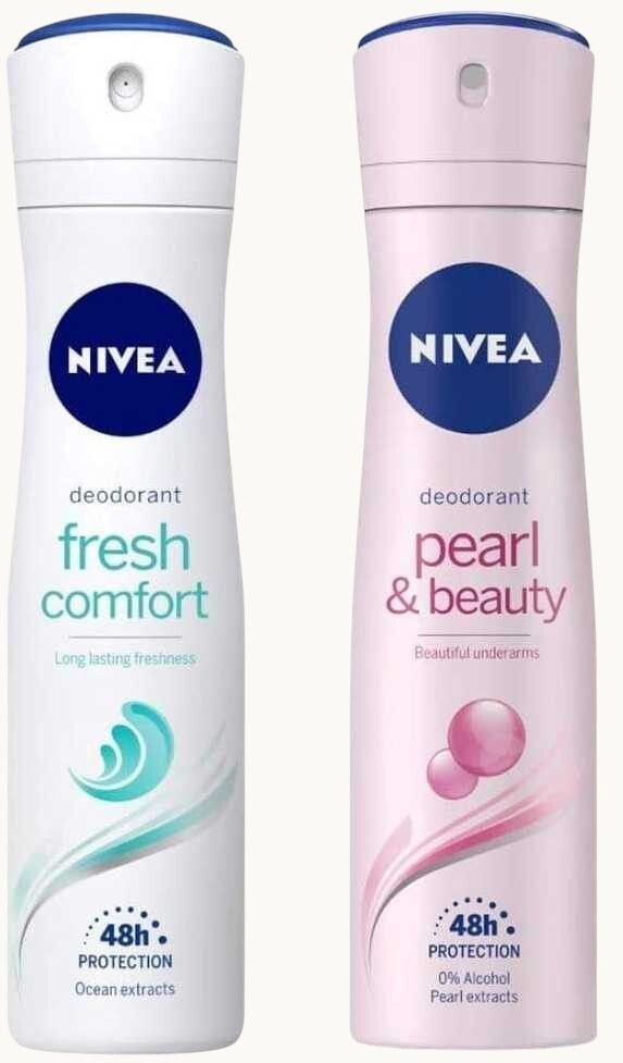 nivea new F. COMFORT PEARL& BEAUTY Deodorant Spray-For Women-picture-27