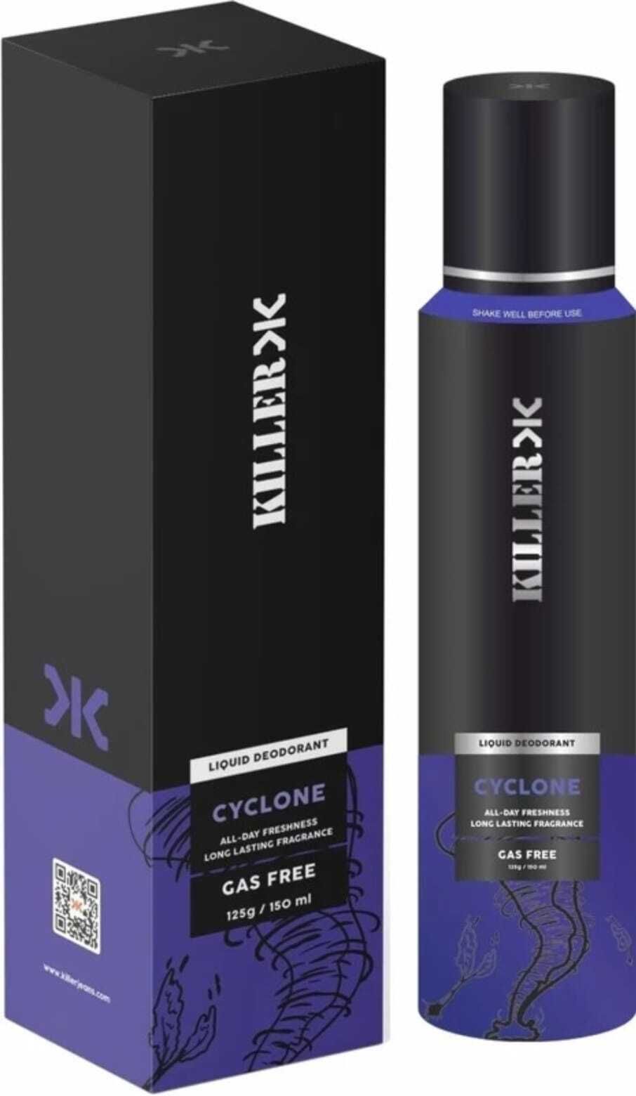 LIQUID DEODORANT CYCLONE NO GAS BODY SPRAY PACK OF 1 Body Spray - For Men-image-41