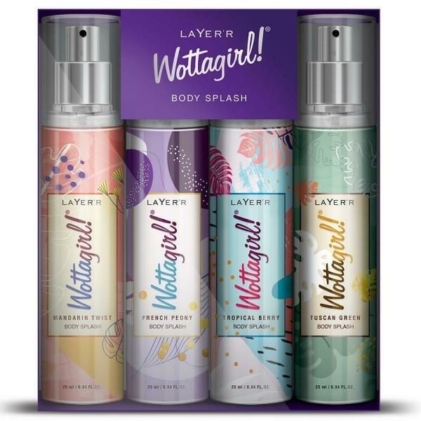 Wottagirl Body Splash for Women Pack Of 4*25ml Body Spray-For Women-image-27