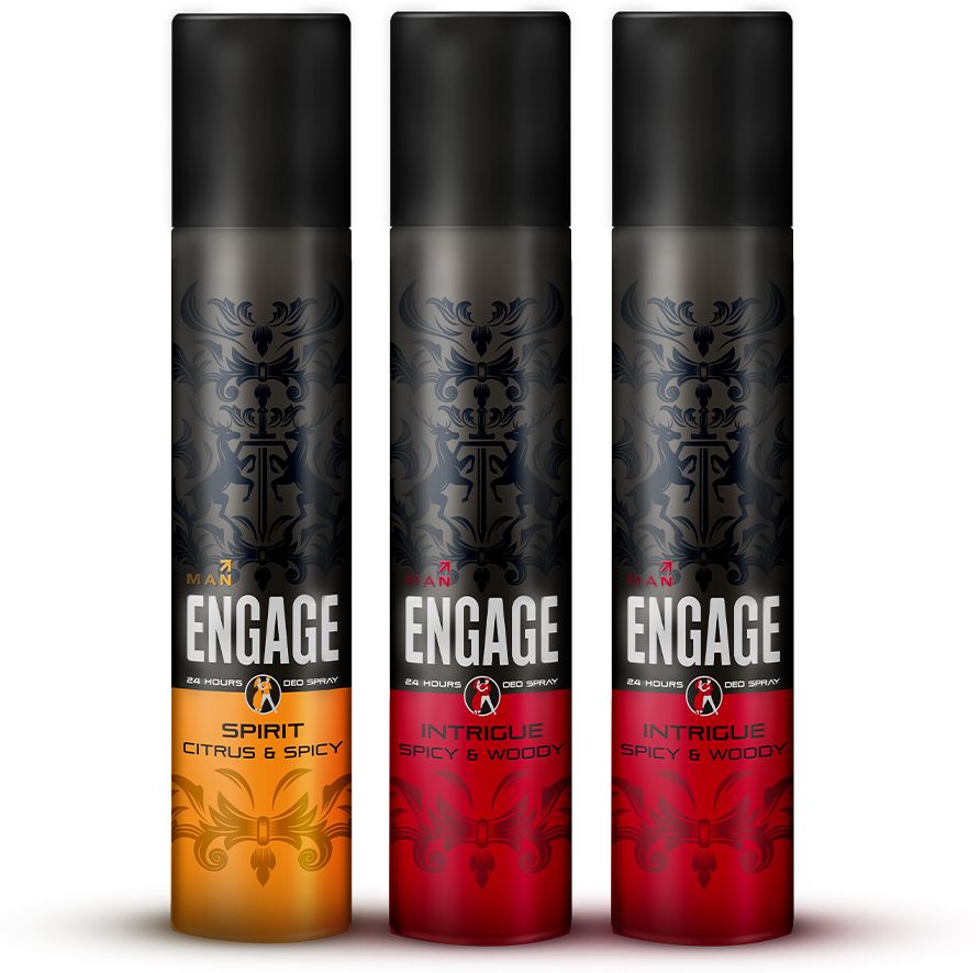 engage Deo Combo 2 Intrigue for Him 150ml Deodorant Spray-For Men-picture-17