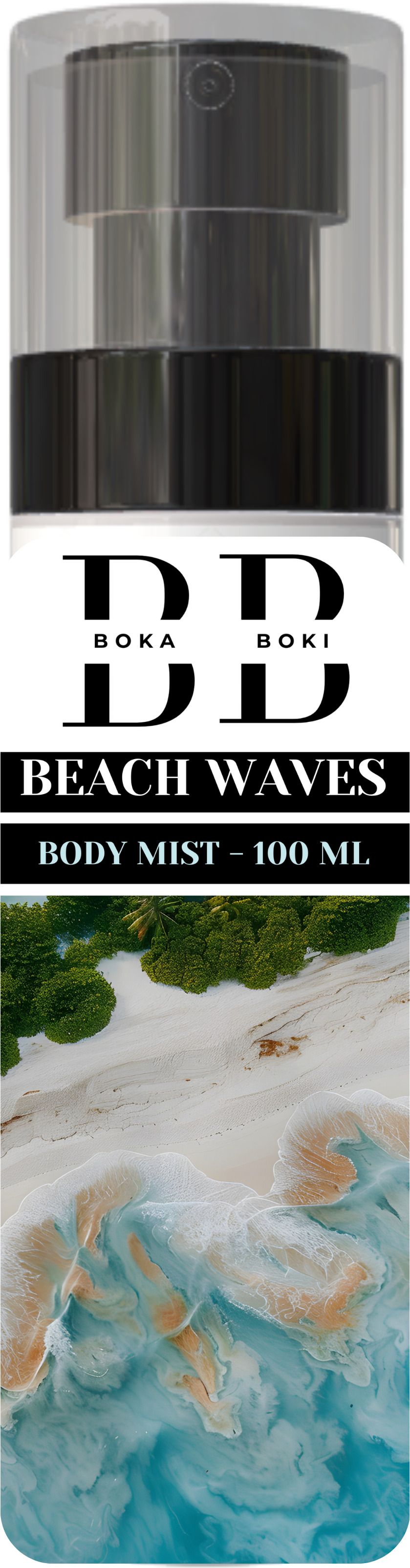 Beach Waves Body Mist |premium Mist Spray for Women|Refreshing & Skin-Friendly Body Mist - For Women-image-40