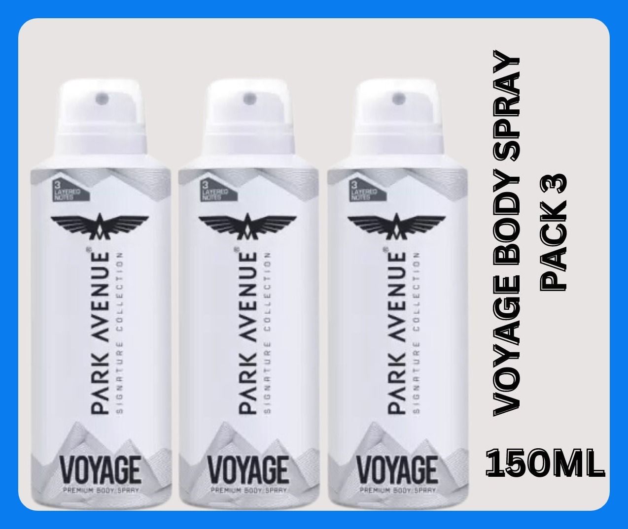 voyage body spray (150*3ml) pack 3 Body Spray - For Women-image-38
