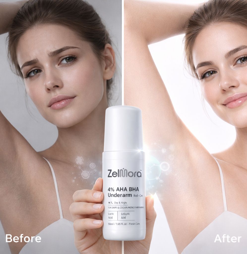Underarm Deodorant AHA BHA Roll On for Dark Underarms Whitening Odor Deodorant Roll-on - For Women-image-17