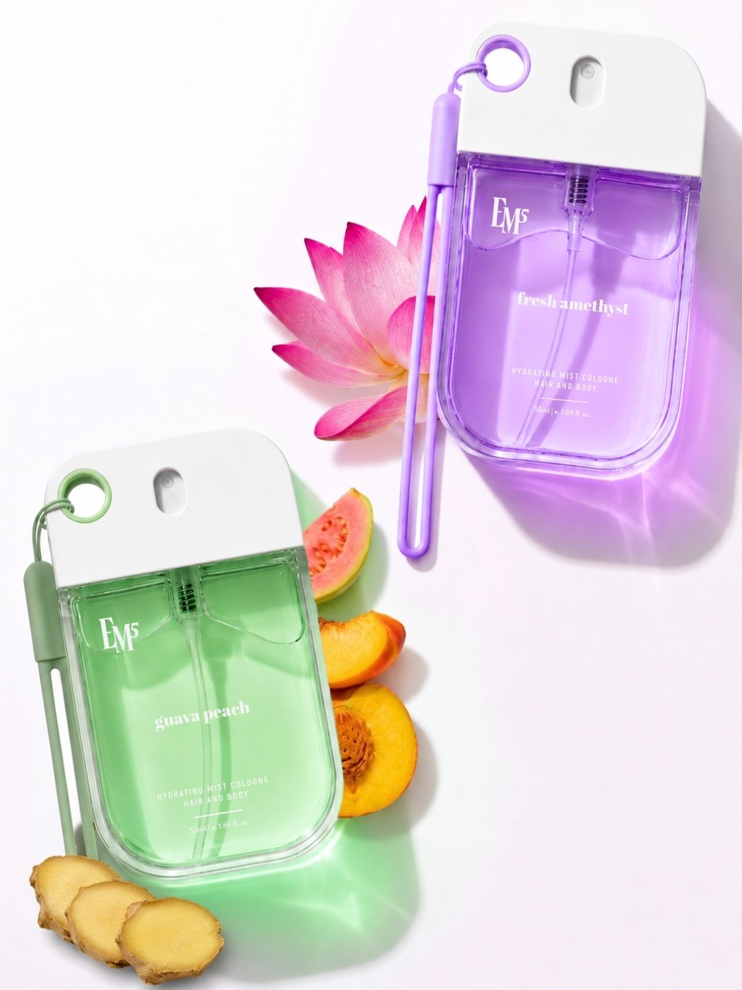 em5 Guava Peach & Fresh Amethyst Long Lasting Hair & Body Mist for Women | Body Mist - For Women-picture-14