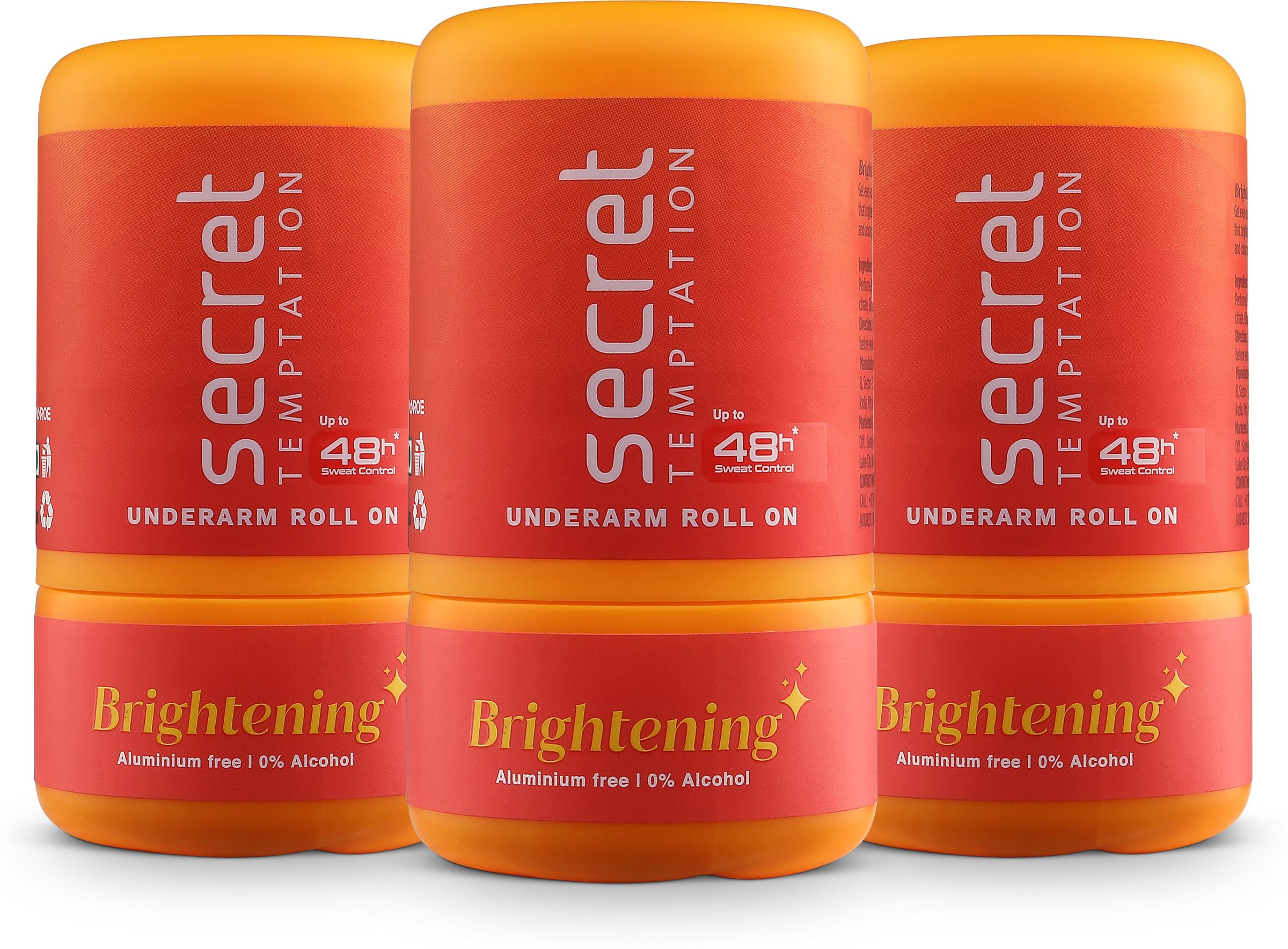 Brightening Roll-on Pack of 3 Deodorant Roll-on-For Women