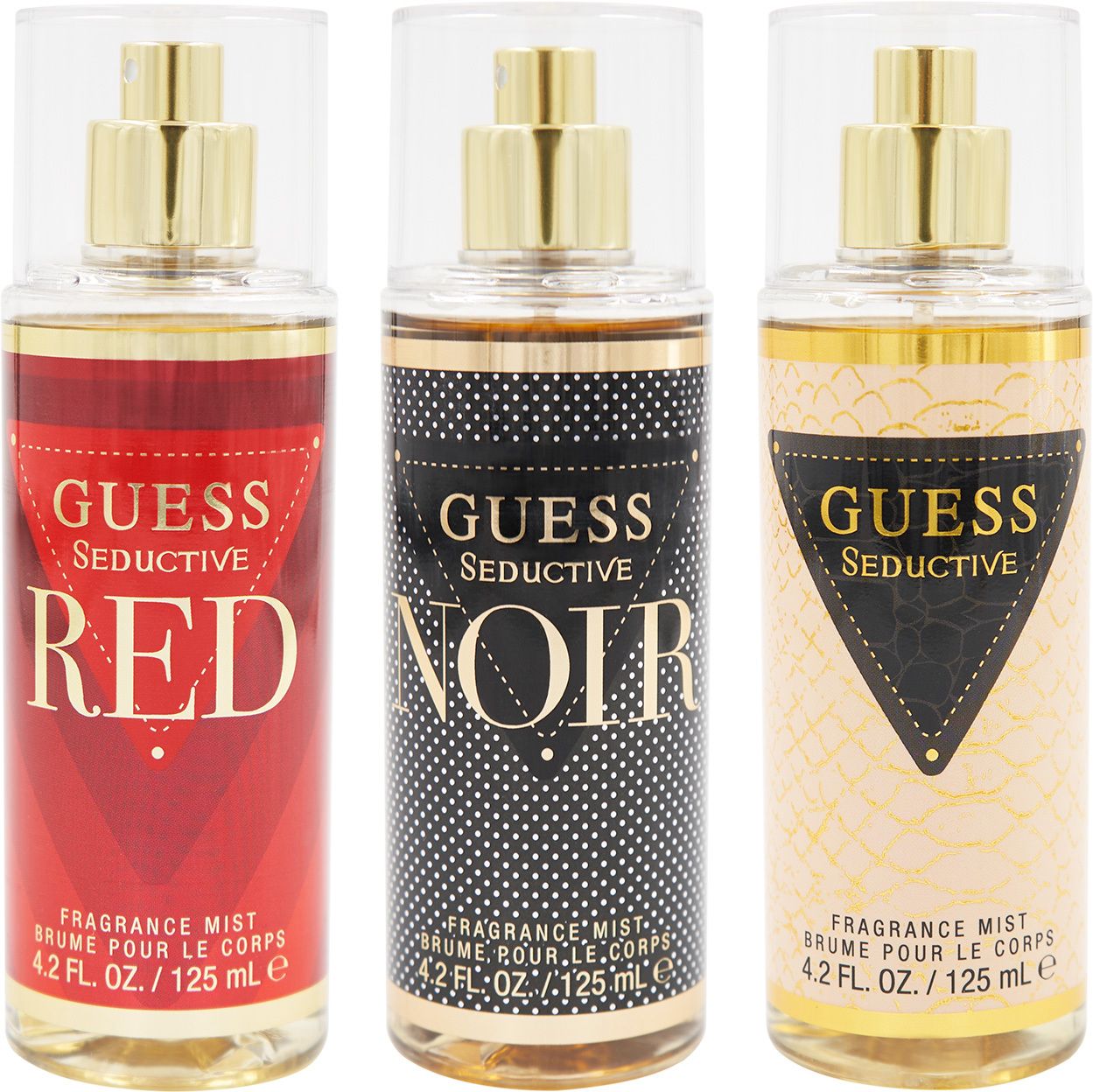 guess Seductive set (Seductive 125ml + Seductive Noir 125ml + Seductive Red 125ml) Body Mist - For Women-picture-15
