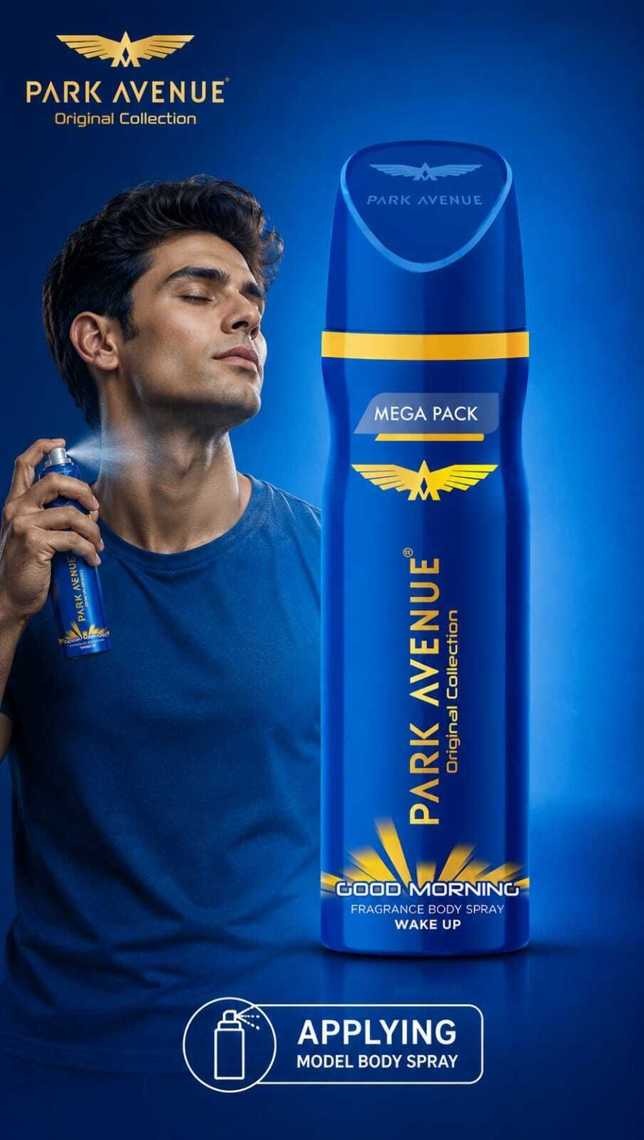 park avenue Good Morning Signature Scent Premium Fragrance Body Spray for Modern Men Deodorant Spray - For Men-picture-10