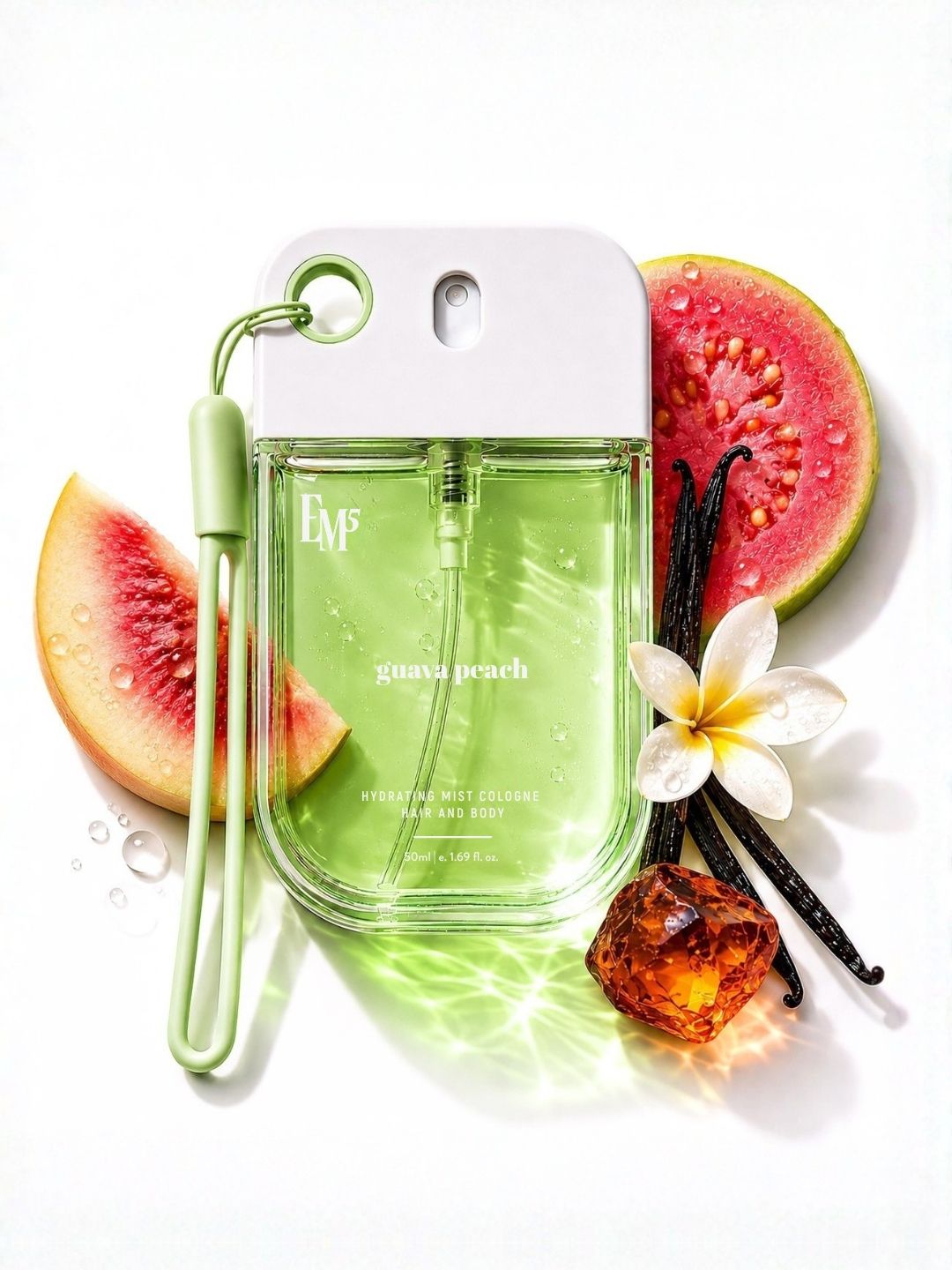 em5 Guava Peach Long Lasting Hair & Body Mist for Women | Body Mist - For Women-picture-15