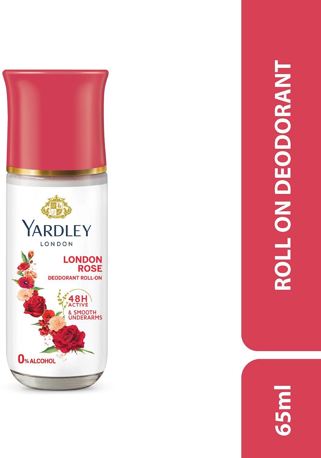 yardley london London Rose with Masculine Fragrance,Parabens Free Deodorant Roll-on - For Women-picture-23