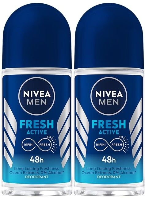nivea Fresh Active Roll-On (25ml Each) - Long-Lasting Odor Protection for All-Day Deodorant Roll-on-For Men-picture-29