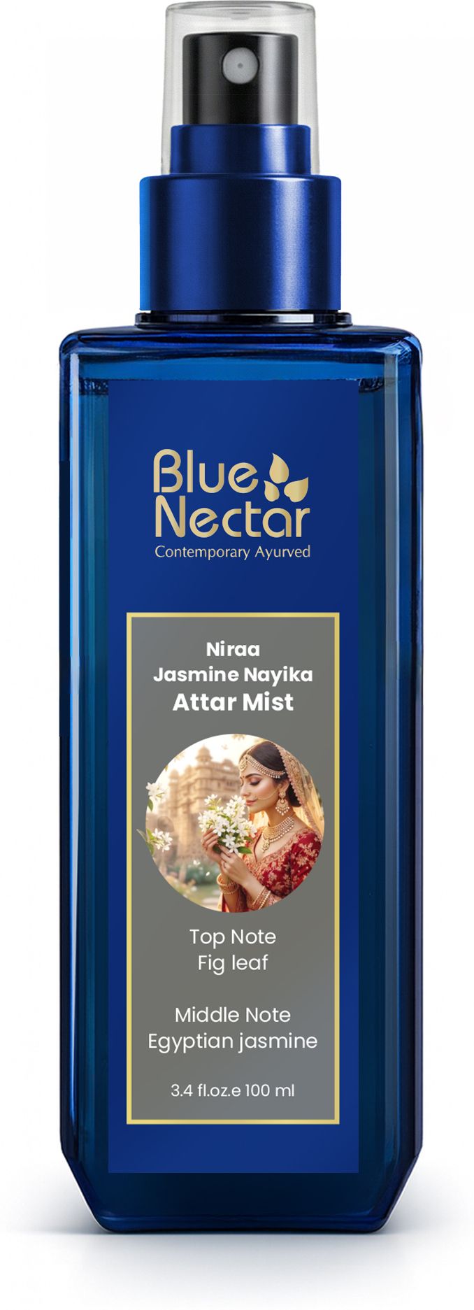 blue nectar Jasmine Nayika Attar Floral Spray Body Mist - For Women-picture-47