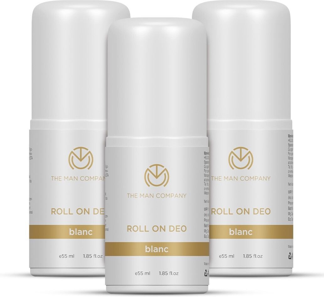 BLANC Roll On Deo for Men, Pack of 3, 55ml each Deodorant Roll-on-For Men-image-45