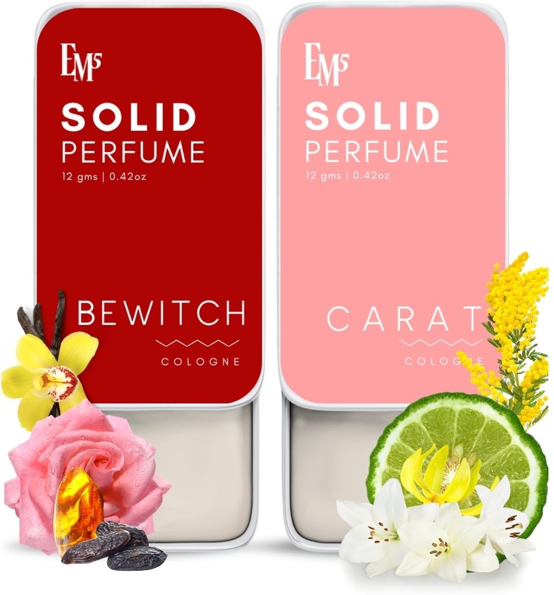 Set of 2 Bewitch & Carat Solid Perfumes Deodorant Cream - For Women-image-24