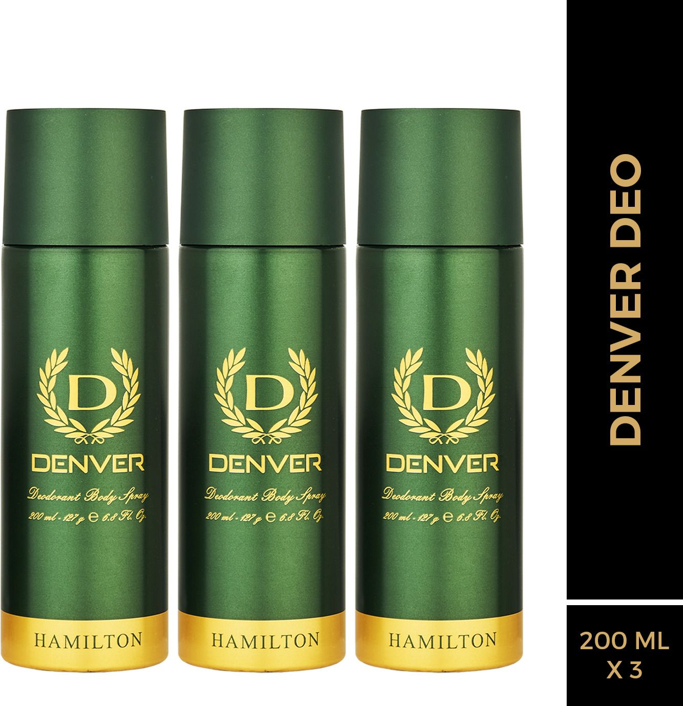 Hamilton Body Deo (200 ml x 3) Deodorant Spray-For Men-image-12