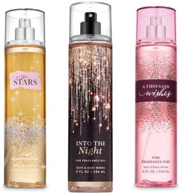 bath and body works IN THE STAR, IN TO THE NIGHT, A THOUSAND WISHES FRAGRANCE BODY MIST PACK OF 3 Body Mist-For Women-picture-13