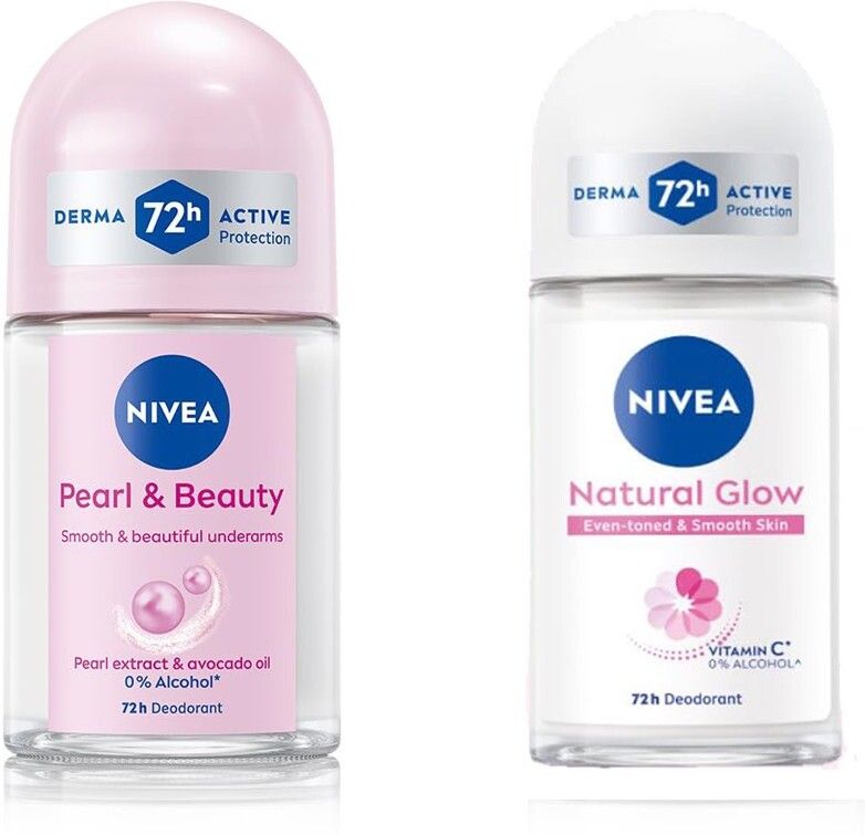 nivea Natural Glow & Pearl and Beauty Dermatologically Tested Deodorant Roll-on - For Women-picture-46
