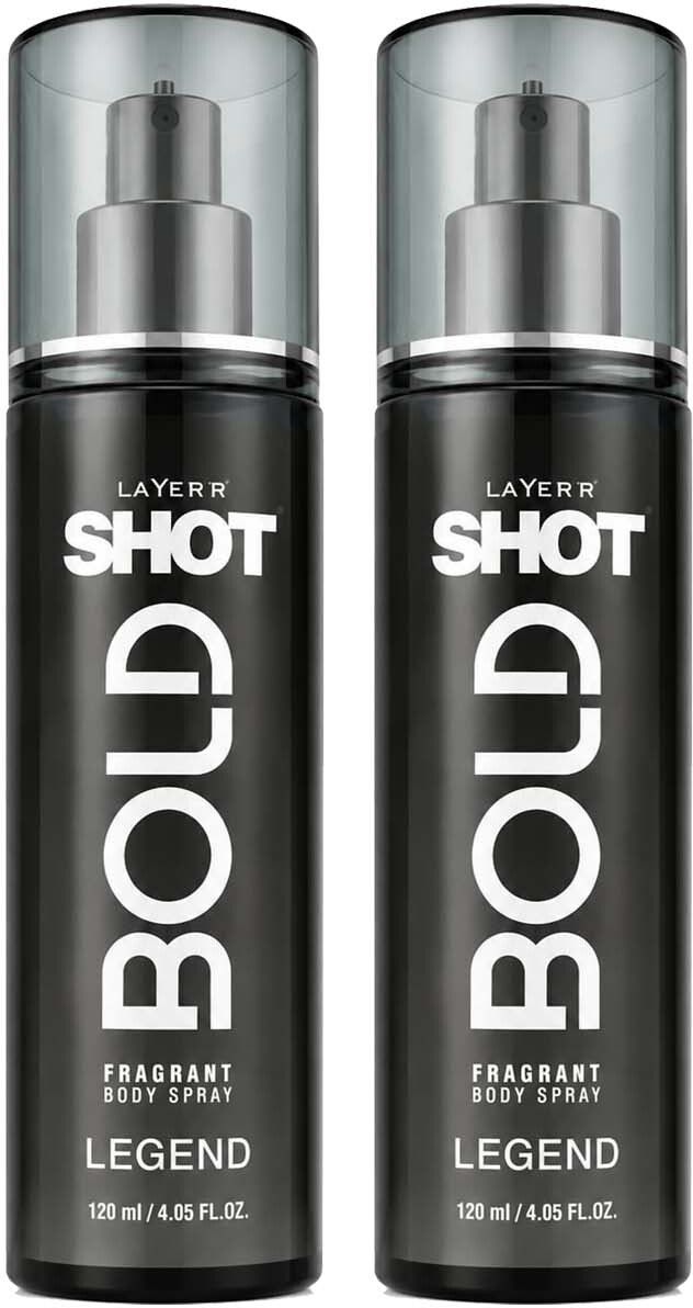 layer'r shot SHOT BOLD LEGEND BODY SPRAY 120ML(2PCS) Body Spray - For Men-picture-24