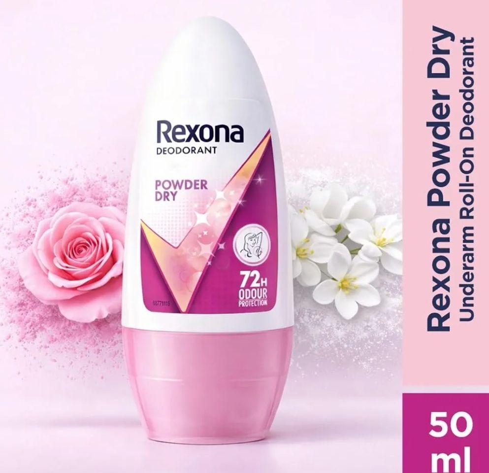 Powder Dry Underarm Roll Deodorant (50ml) Deodorant Roll-on - For Women-image-27