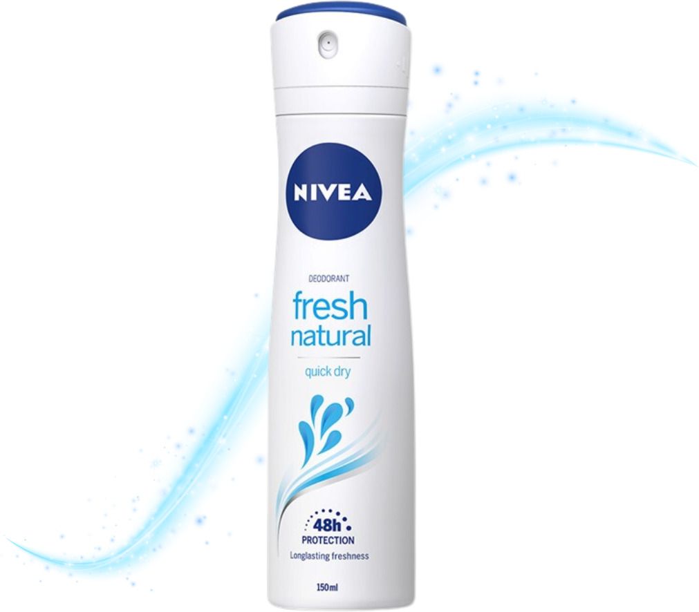 nivea Fresh Natural- Pack1 Deodorant Spray - For Women-picture-11