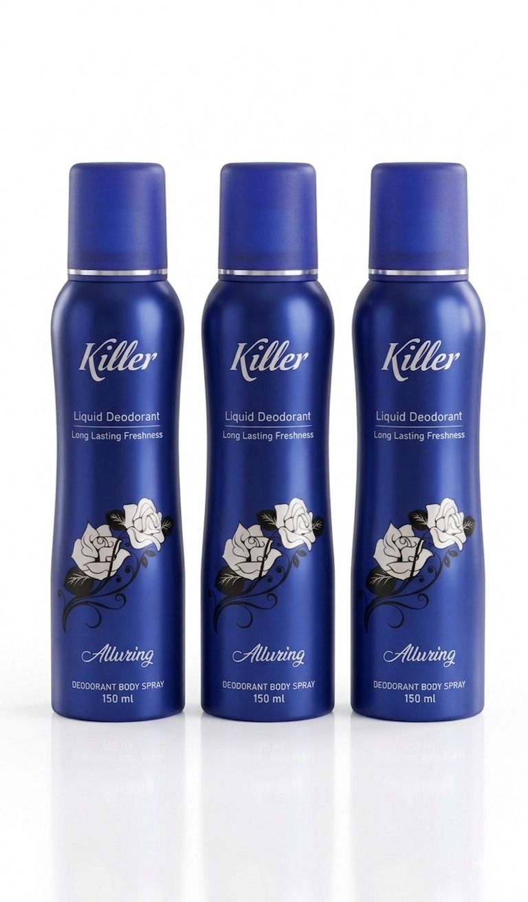 Women deodorant - Alluring Deodorant Spray Pack of 3 - For Women Deodorant Spray - For Women-image-42