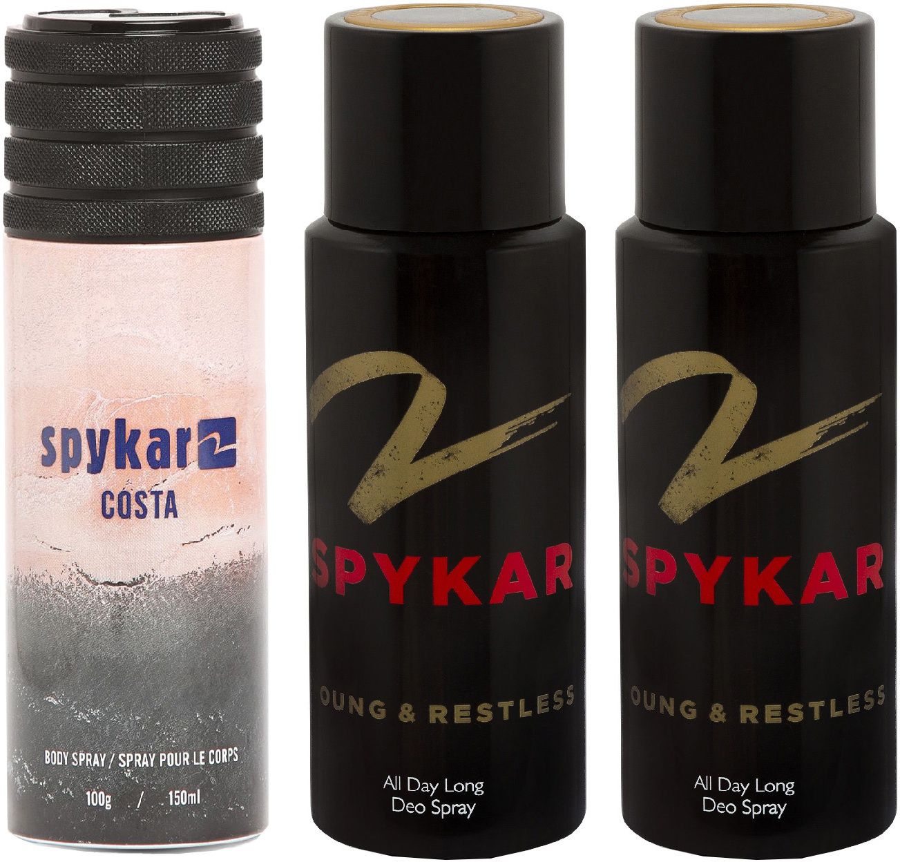 spykar All Day Long Body 1Costa & 2 YRLe Deodarant Deodorant Spray - For Men-picture-45