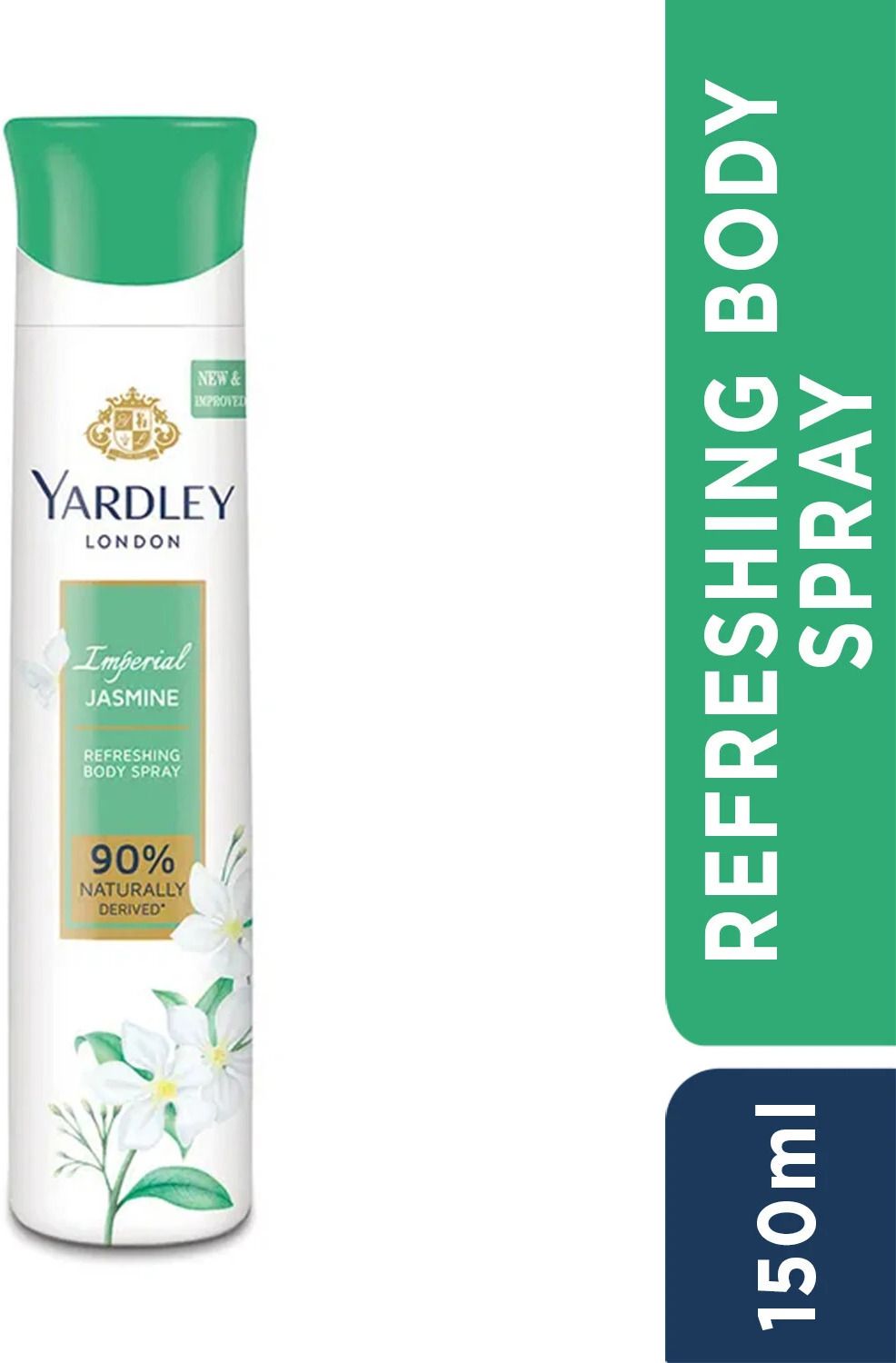 yardley london Imperial Jasmine 90% Naturally Derived Refreshing Body Deodorant Spray - For Women-picture-20