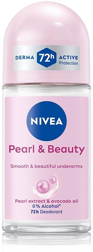 nivea Pearl and Beauty 50ml Deo Underarm Roll On | With Pearl Extracts & Avocado Oil | Deodorant Roll-on - For Women-picture-25