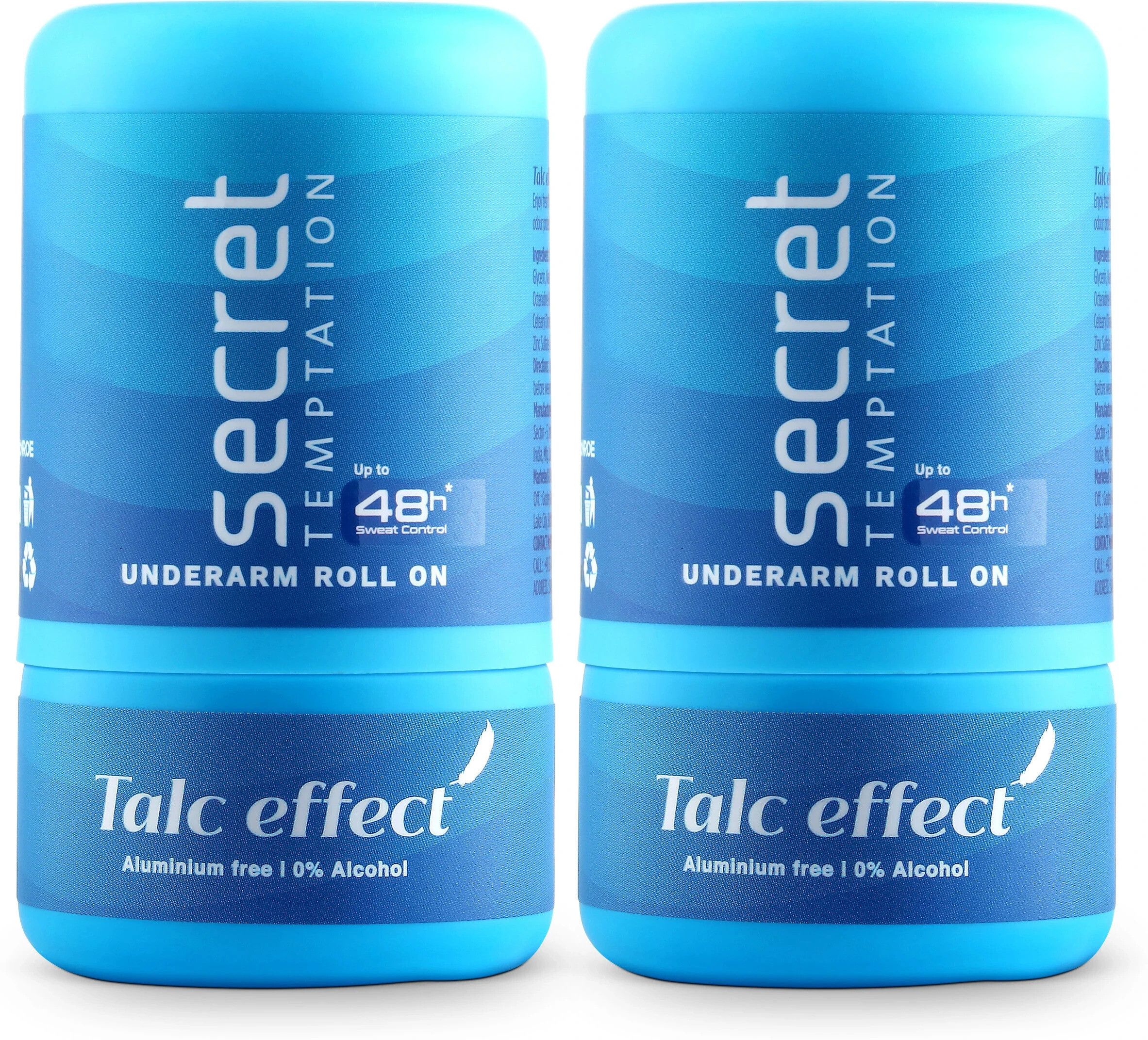 secret temptation Talc Effect Deodorant Roll-on - For Women-picture-15
