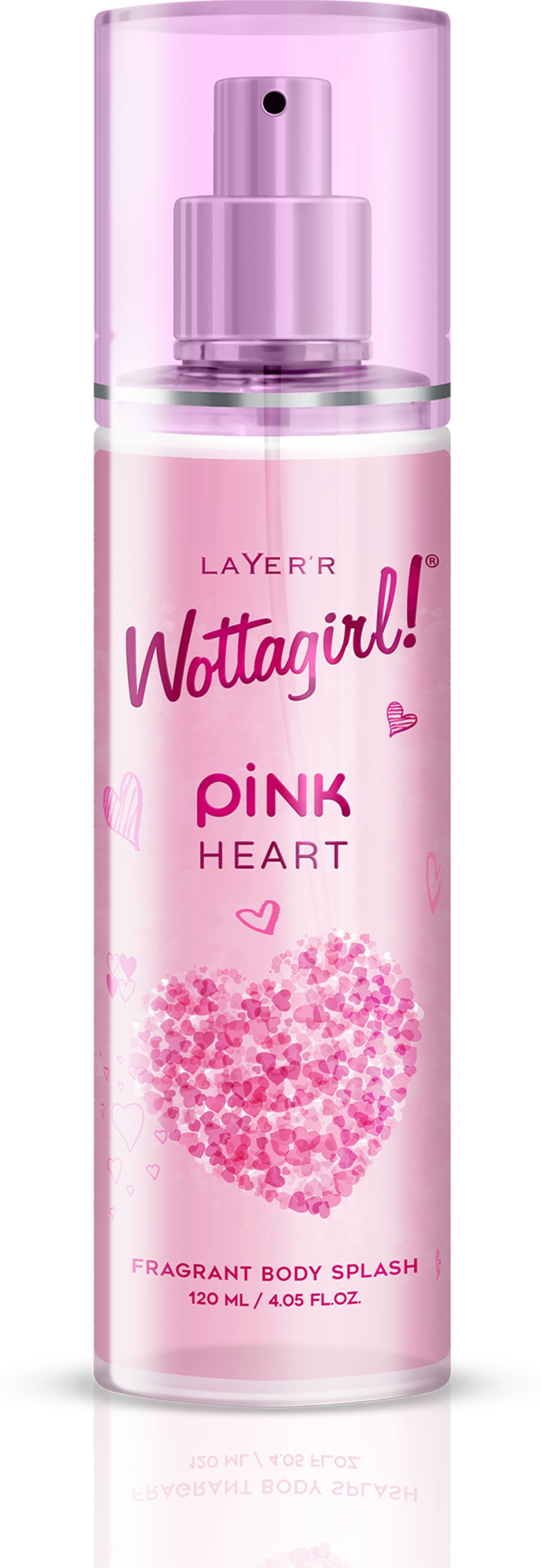 Wottagirl Pink HEART Body Mist - For Women-image-42
