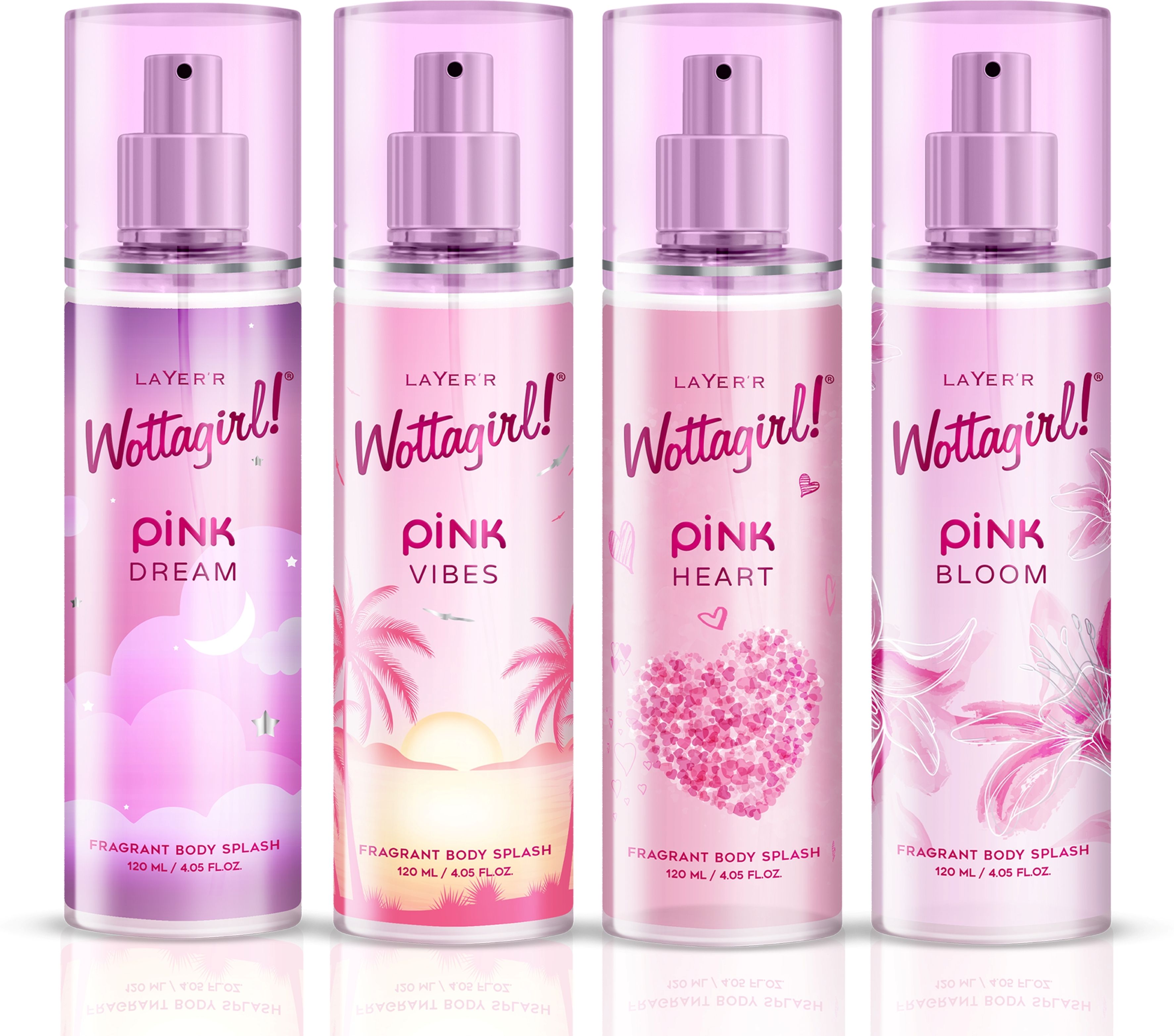 PINK Series Heart, Dream, Vibes and Bloom Body Mist - For Women-image-20