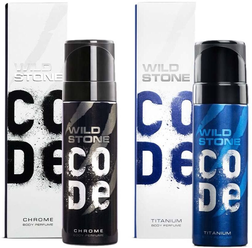 wild stone CODE Chrome & Titanium Perfume Body Spray-For Men-picture-16
