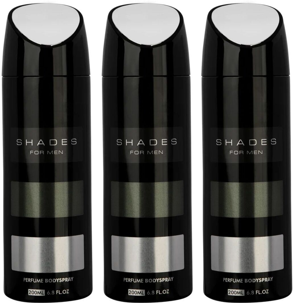 Shades For Men Black Long Lasting Premium Deodorant Spray - For Men-image-44