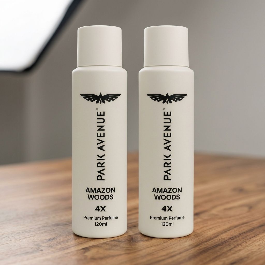 Amazon Woods 4X Premium Perfume - Luxury Travel-Friendly 120ml Duo Pack Deodorant Spray - For Men-image-1
