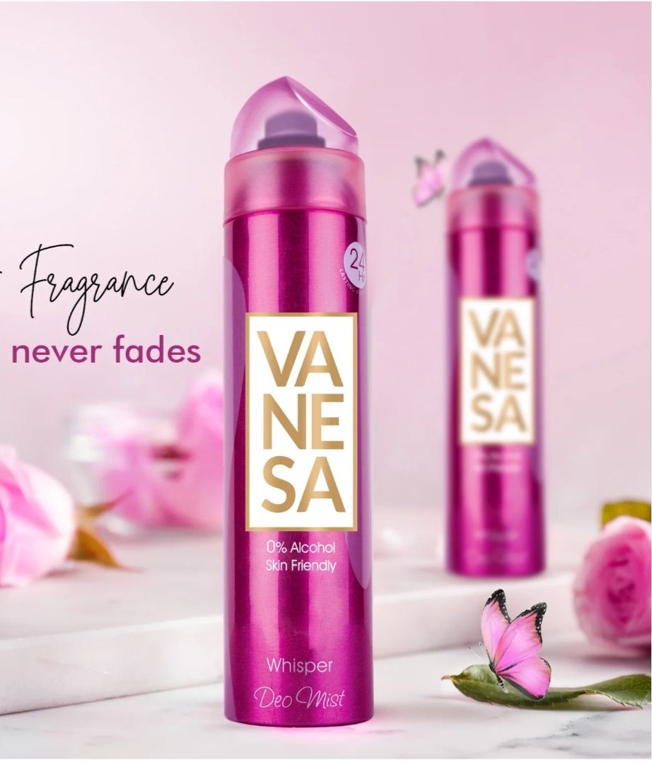 vanesa Whisper deo mist ( 150 ml) pack of 2 Body Mist - For Women-picture-18
