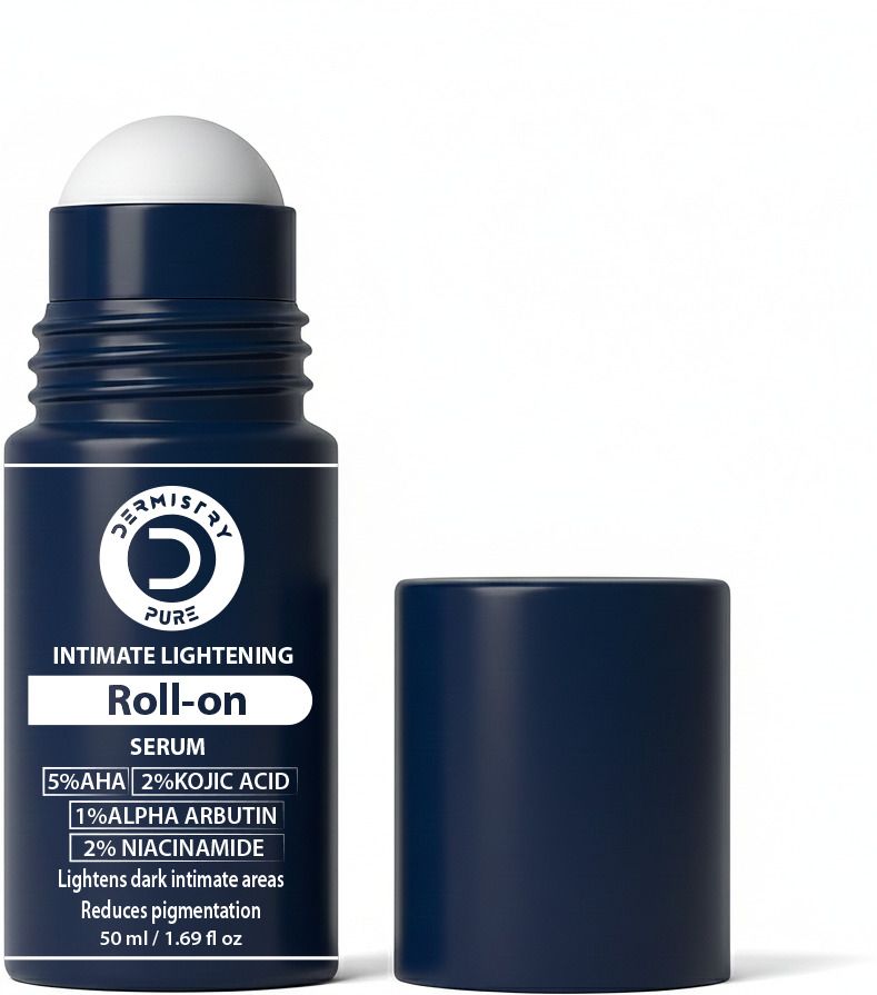 Kojic Acid Private Bikini Area Lightening Whitening Brightening Serum Roll On Intimate Cream-image-44
