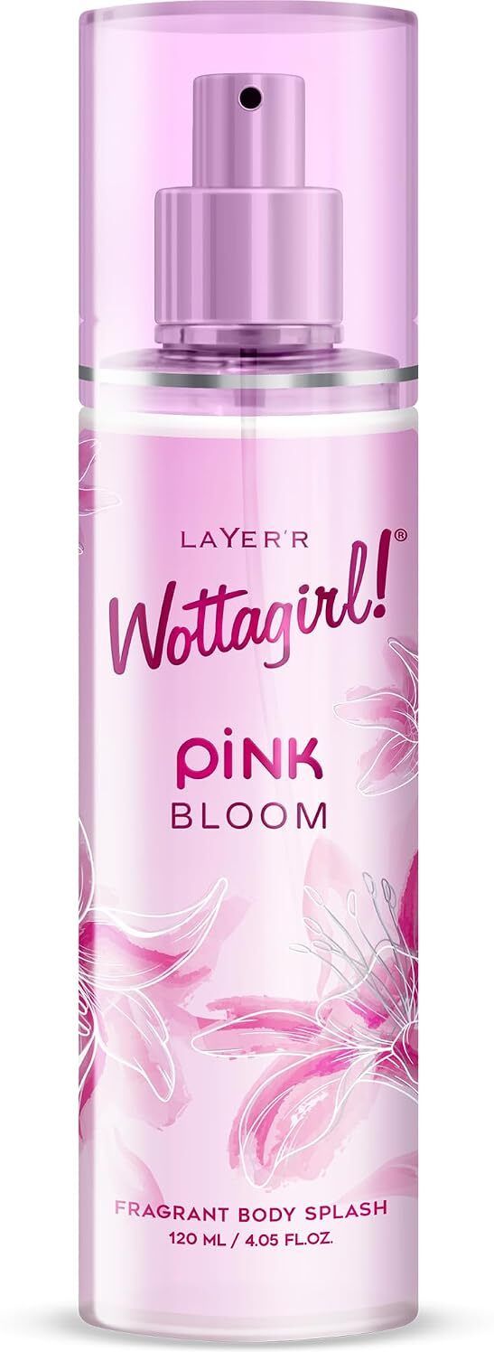 Wottagirl Pink BLOOM Body Splash Body Mist - For Women-image-44