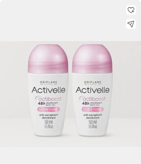 oriflame activelle 48h even tone deodrant roll on 2 Deodorant Roll-on - For Women-picture-33