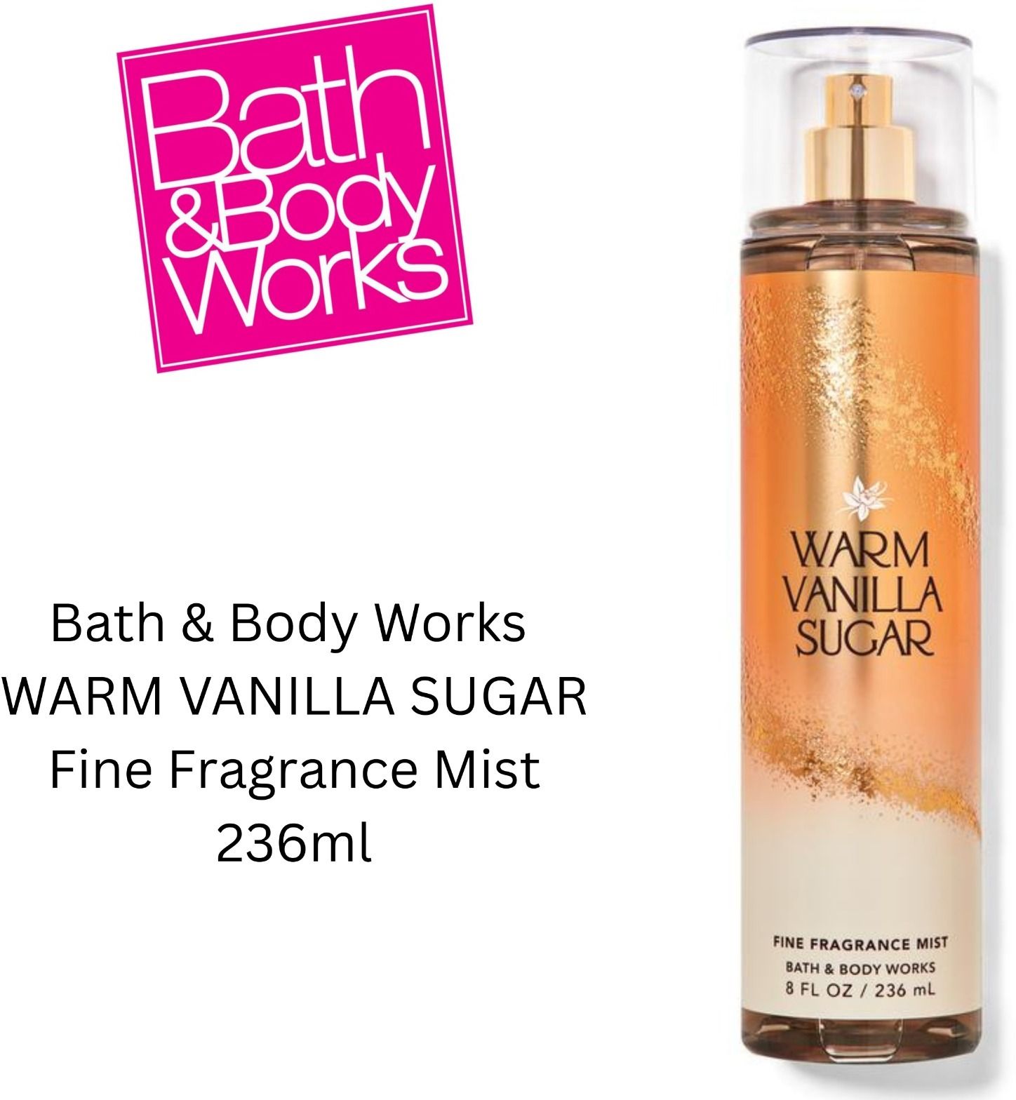 WARM VANILLA SUGAR Fine Fragrance Mist 236ml Body Mist - For Women