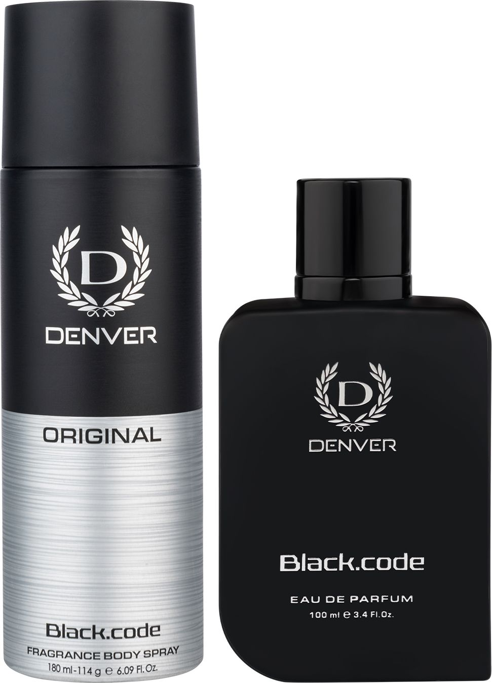Black Code Eau De Parfum 100 ml & Black Code Original 180 ml Deodorant Spray - For Men-image-7