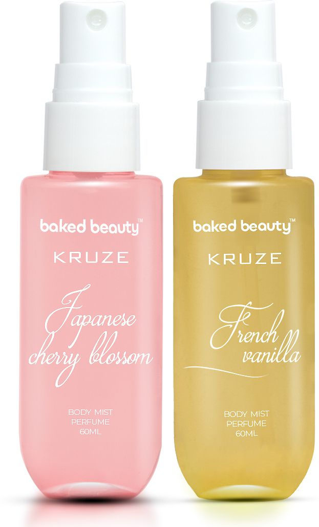 baked beauty Kruze Perfume Body Mist | Set of 2 Fresh Long Lasting Fragrances Body Mist - For Women-picture-28