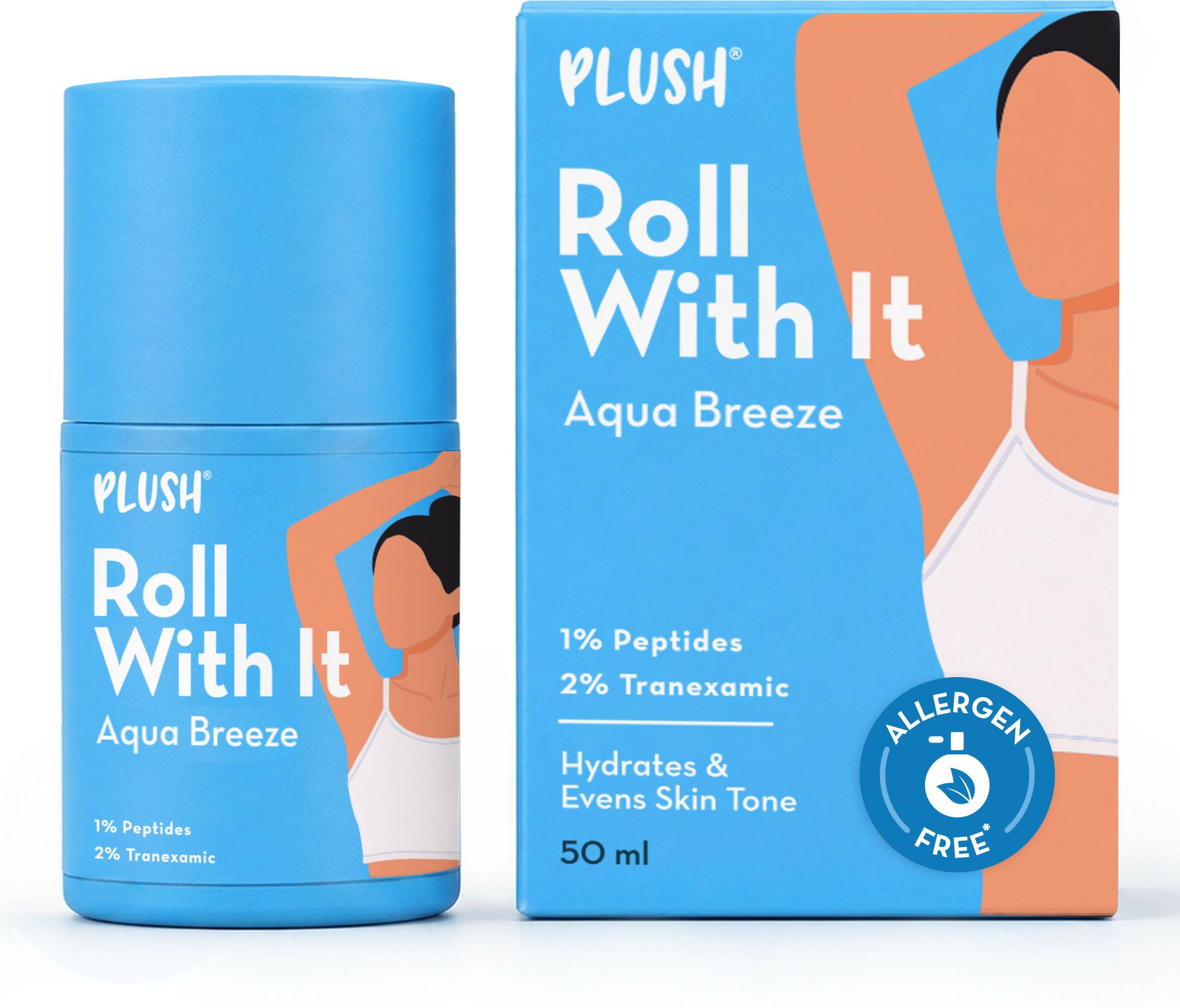 Aqua Breeze Deodorant Roll-On | Odour Control Reduces Pigmentation | No Alcohol Deodorant Roll-on - For Women-image-6