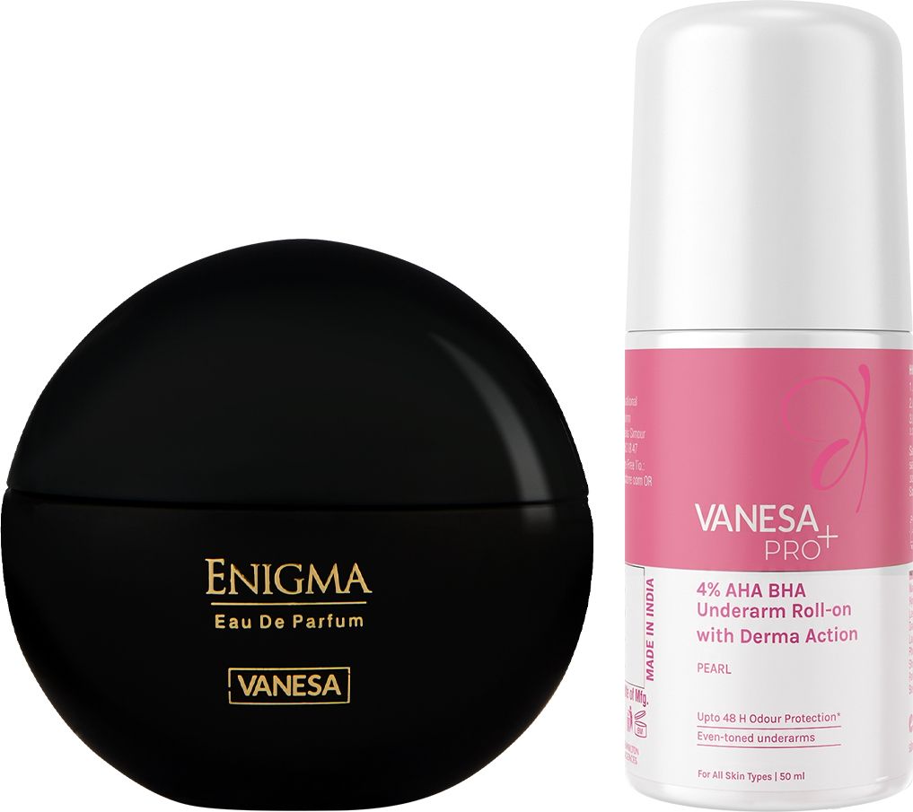 Enigma Eau de Parfum 60ml With 4% AHA BHA Underarm Derma Action Pearl 50ml Deodorant Roll-on - For Women-image-47