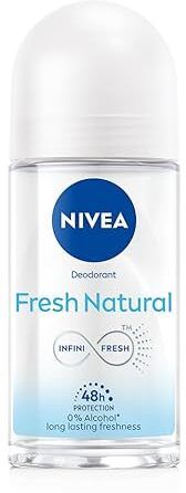 nivea Fresh Natural 48 Hour Protection 0% Alcohol Long Freshness Deodorant Roll-on Deodorant Roll-on-For Women-picture-22