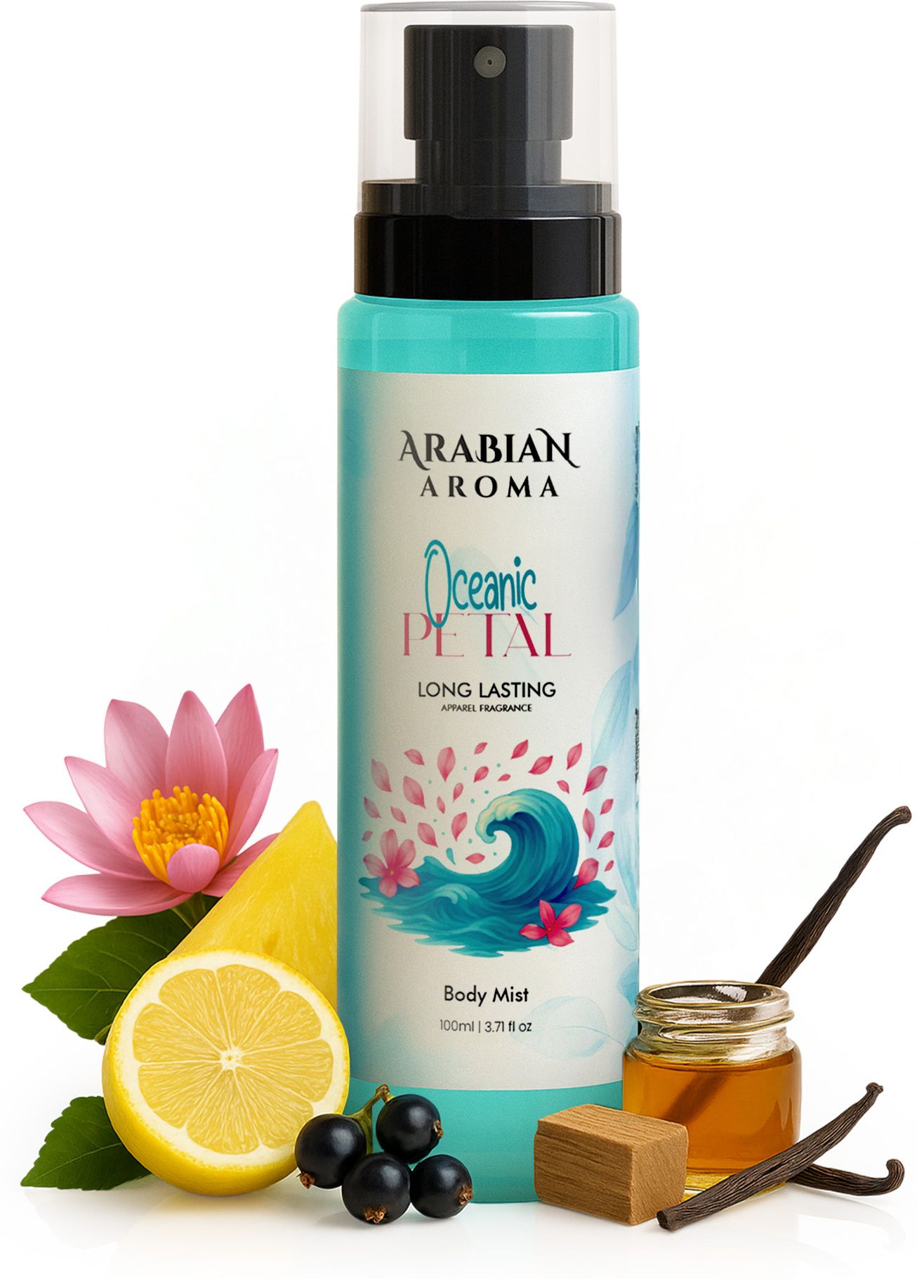 Oceanic Petal Body Mist, Refreshing Floral Fragrance for Women Body Mist - For Women-image-13