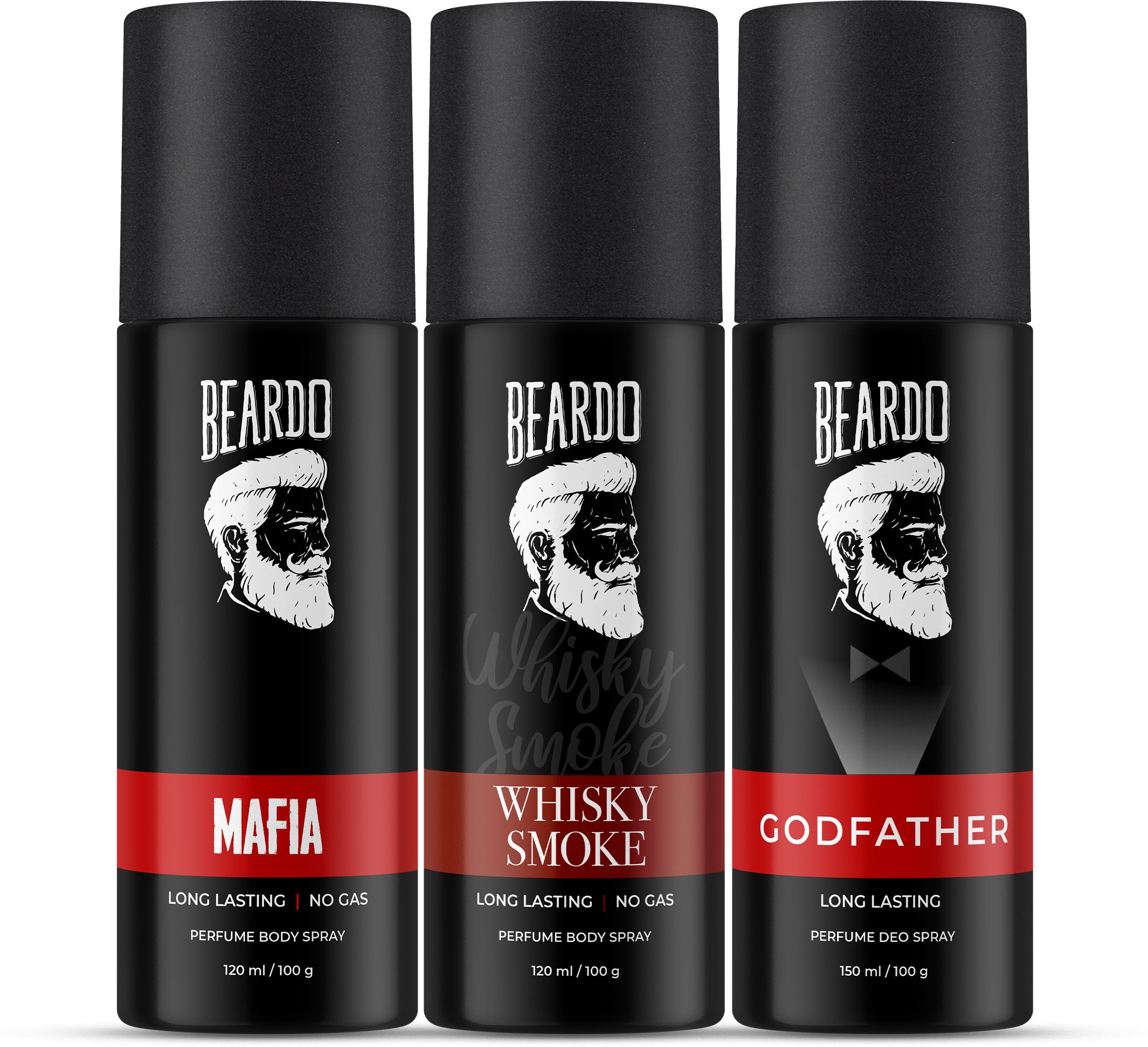 beardo Godfather, Mafia & Whisky Smoke Perfume Deo Body Spray |Strong & Long Lasting Body Spray - For Men-picture-15